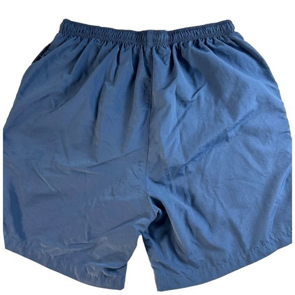 Cuffy's Cape COD Mens Swim Shorts Large Navy Blue White Striped Drawstring Lined - Picture 3 of 7